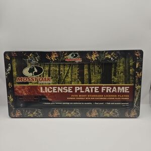 Mossy Oak Camouflage Automotive Car Truck License Plate Plastic Frame